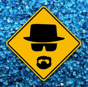 HEISENBERG WARNING SIGN - Breaking Bad Theme - El Camino - Better Call Saul - Picture 1 of 6