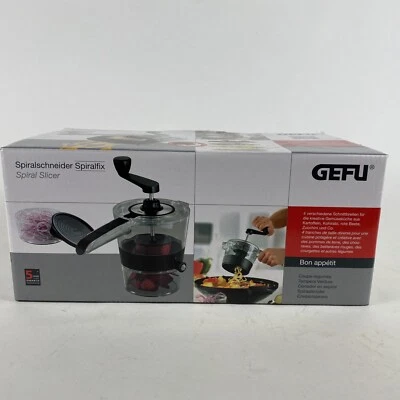 GEFU Spiralfix Spiral Slicer Vegetable Cutter Julienne 13410 Bpa-free - Image 1 of 4