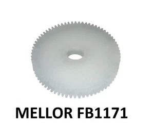 Ingranaggio in nylon per motoriduttore stufa a pellet Mellor FB1171 1,5 rpm - Foto 1 di 4