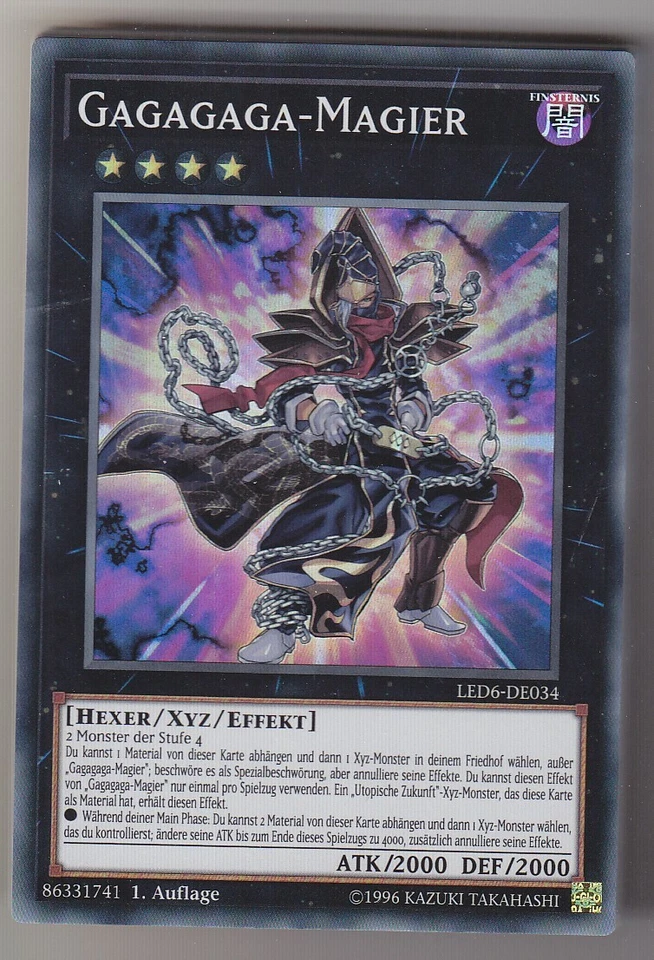 Yu-GI-OH Gagagaga MAgier Super Rare LED6-DE034 NEU! - Bild 1 von 1