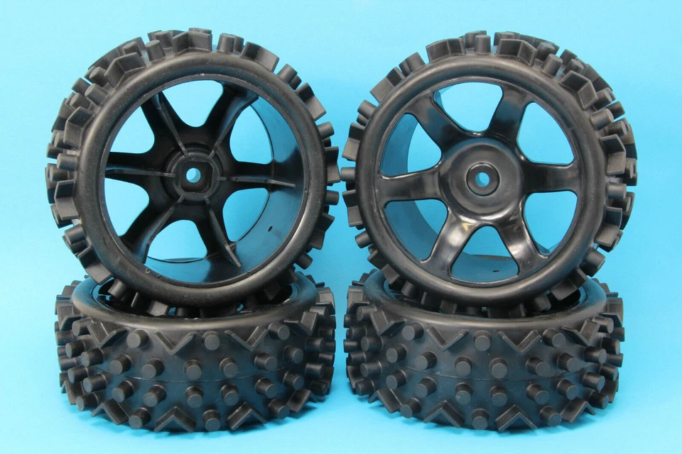 RÄDER REIFEN 1:5 1:6 FG BUGGY XTC SMARTECH UNO AMEWI SPIDER CARSON ATTACK CF 1 - Bild 1 von 1