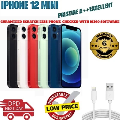 Apple iPhone 12 Mini 5G 64GB 128GB Pristine A++ IOS SMARTPHONE UNLOCKED ALL COLR - Image 1 of 4