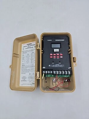 TORK DZS200BP 2 Channel Digital Time Switch Instructional Manual For Parts Only - Image 1 of 4