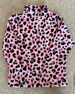 Children Place size 10-12 L  Fleece Pullover Pink Animal Print - Picture 1 of 8