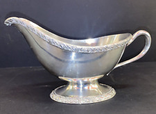 Oneida Antique Silver-plated polished Gravy Sauce Boat Ardmore Pattern 3976