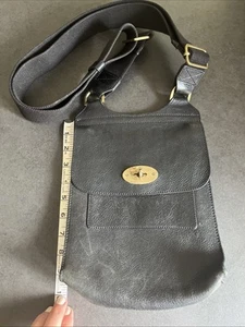 Mulberry Black Anthony Messenger Crossbody Bag excellentCondition - Picture 1 of 7