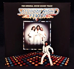 💥SATURDAY NIGHT FEVER SOUNDTRACK (RARE "REMASTERED" NM VINYL X2 / RL-2014) - Picture 1 of 18