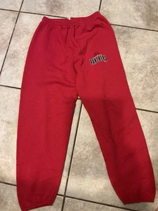 Vintage Florida Panthers NHL Red Sweat Pant 90s Gr. L Track - Bild 1 von 4