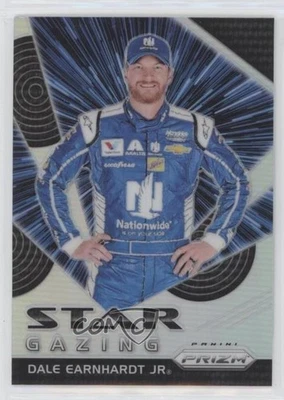 2018 Panini Prizm Star Gazing Silver Prizm Dale Earnhardt Jr #69 HOF - Image 1 of 2