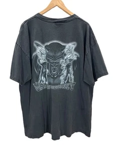 Vintage 90s Dragon Ball Z Dabura Goku Vegeta Black Anime Promo T-Shirt XXL - Picture 1 of 10