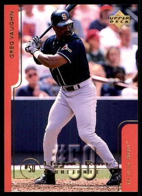 Greg Vaughn 1999 Upper Deck Challengers para 70 #48 Padres MLB LEER ENVÍO GRATUITO Foto 1 de 2