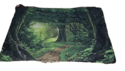 Forest Tapestry Nature Landscape Tapestry Wall Hanging 58x77 Inch - Image 1 of 4