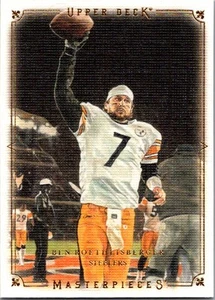 2008 Upper Deck Masterpieces #7 Ben Roethlisberger - Picture 1 of 2