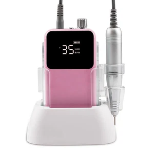 Profi Elektrische Nagelbohrmaschine 35000U/min Wiederaufladbare Nagelfeile Nägel - Bild 1 von 28