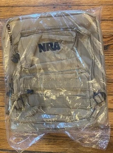NRA Tactical Backpack Range Hunting Medical Bag Desert Tan Khaki 4 Compartments - Picture 1 of 5