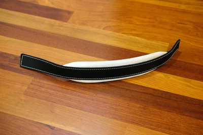 Correa de bajo acordeón de cuero genuino de 2 3/4" de ancho MARFIL CALIDAD PREMIUM Foto 1 de 4