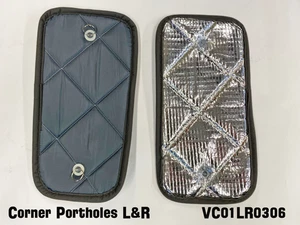 Land Rover DEFENDER Thermobildschirme Expedition Bullaugen hinten (2 Stück) VC1LR0306 - Bild 1 von 3