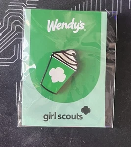 Wendy’s Girl Scout Thin Mint Frosty Pin - New - Picture 1 of 2