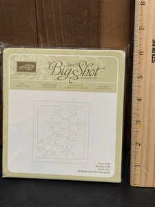 Stampin Up Sizzix Bigz Snow Flurry Die For Big Shot Embossing Cutting 6 in - Picture 1 of 7