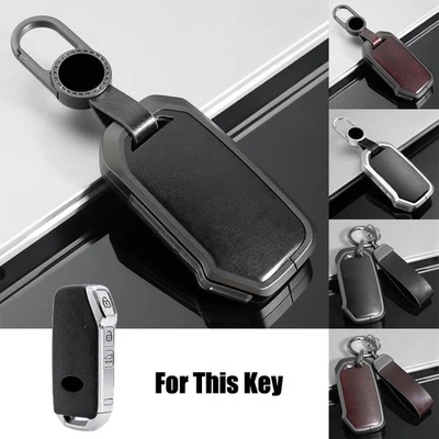 Funda de aleación de cuero para llave de coche para Kia Sportage Soul K3 Cerato Sorento Rio5 Foto 1 de 4