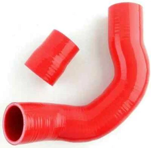 Manguera intercooler roja para Volvo S60 S80 XC70 V70 y R silicona Hot Side Boost - Imagen 1 de 3