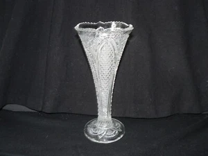 Massachusetts Vase Clear #15,054 U.S. Glass EAPG Antique - Picture 1 of 9