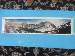 Stampa/Poster Will Landon 1983 Panorama Arte Lucida - Catena Montuosa 46" x 10,75" - Foto 1 di 12