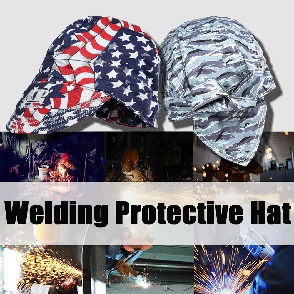 Welders Cap ARCCAPTAIN Reversible Welding Cap - 8 Panel Fireproof ...