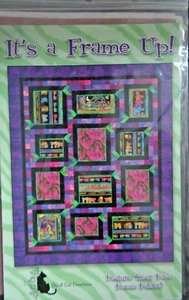 "It's a Frame Up!" Quilt Pattern by Black Cat Creations, New - Picture 1 of 2