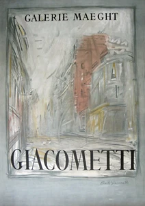 ALBERTO GIACOMETTI: "RUE D´ALÉSIA" 1954 ATELIER LITHOGRAPHY MAEGHT LUST 201 - Bild 1 von 1