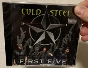 First Five by Cold Steel CD 2010 New Signed by Band Save the Hero Arson City HTF - Picture 1 of 3