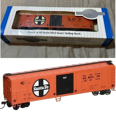 Bachmann Silver Series 17902 HO Scale ~ 50' Steel Reefer ~ Santa Fe (SFRC) 55360 - Image 1 of 3