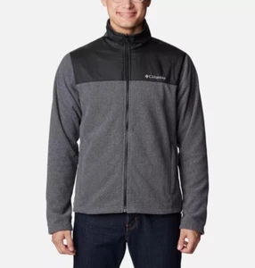 4XLT Gray Columbia Men's Bugaboo Fleece Jacket - Picture 1 of 9