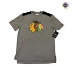 Chicago Blackhawks NHL Authentic Pro Fanatics Męska szara koszulka - L
