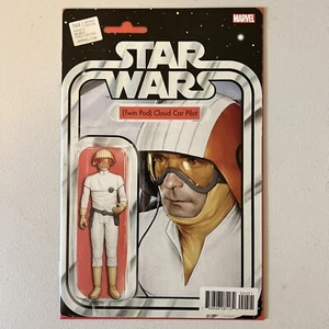 Star Wars #44 Twin Pod Cloud Car Pilot Action Figure Variant Marvel Comic NM JTC - Picture 1 of 2