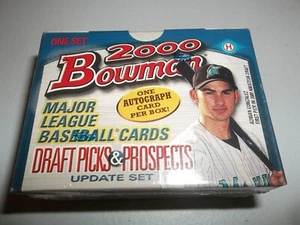 FACTORY SEALED 2000 Bowman Baseball Update 110 Card Set ONE AUTOGRAPH Guaranteed - Picture 1 of 4