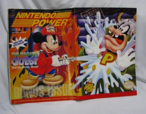 Nintendo Power Magazine #44 January 1993 Mickey Magical Quest, Poster & Inserts - Picture 1 of 16