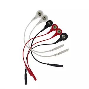 10 pares de cables de electrodos hembra convertidor a presión cable a botón para masajistas Decenas - Imagen 1 de 10