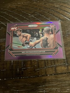 2023 Panini Prizm UFC Melsik Baghdasaryan Purple Prizm /149 Rookie Card No. 77