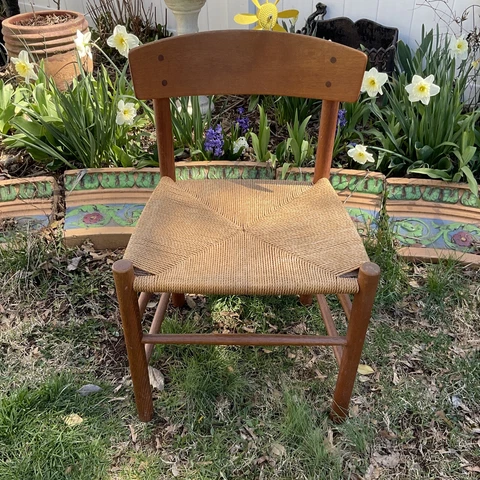 Vintage Borge Mogensen Teak Side Chair Cover