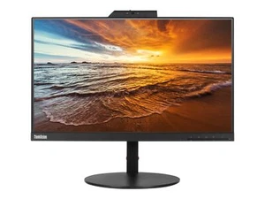 Lenovo ThinkVision T22v Prof Biz 22" IPS FHD VoIP Monitor, Webcam, Speaker, Mic - Picture 1 of 4
