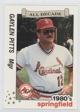 1990 Best Springfield Cardinals All Decade Gaylen Pitts #27