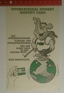 Aufkleber/Sticker: international Student identity Card (130916166) - Bild 1 von 1