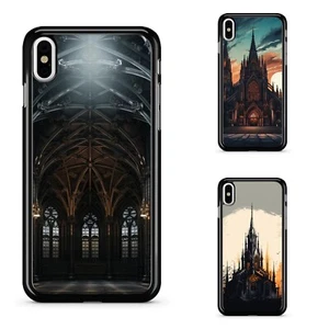 For Google Motorola Moto Apple iPhone Rugged Case church built Gothic - Picture 1 of 25