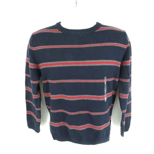 XG Boys Navy Blue Striped Crew Neck Sweater XL NWT $38 - Bild 1 von 4