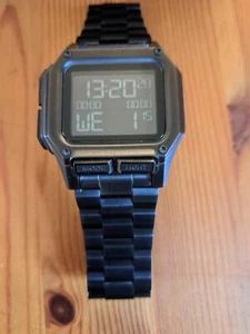 NIXON Uhr Regulus SS Schwarz 10 Bar Wie Neu - Bild 1 von 8