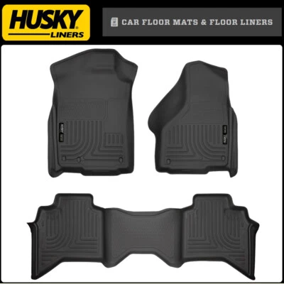 Husky Liners WeatherBeater Floor Mats for 2011-2024 Ram 1500 Classic Quad Cab - Image 1 of 4