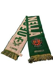 U.E. Cornella Fan FC Football Soccer Scarf Bufanda Futbol NEW OEKO-TEX - Picture 1 of 8