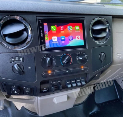 Android Car Stereo Radio Carplay GPS Navi FM BT For 2004-2014 FORD F150/250/350 Foto 1 de 4