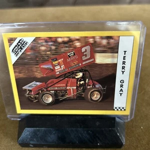 1991 World of Outlaws Racing, Terry Gray, Card #111, In Protective Sleeve. - Picture 1 of 2